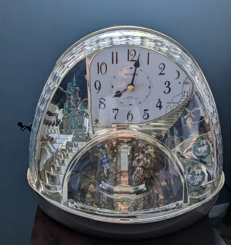 Rhythm Clock Fairytale Castle Boyband Dynamic Wave Sound Musical Small World Cover