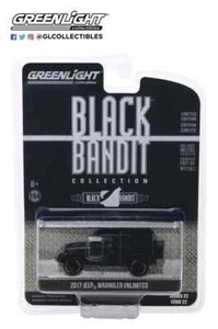 Greenlight 2017 Jeep Wrangler Unlimited Black Bandit 1/64 Diecast - Imagen 1 de 2