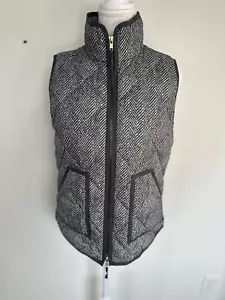 j crew sleeveless jacket Size Small Front Zip Duck - Picture 1 of 9
