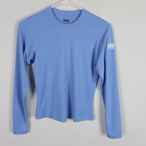 Helly Hansen Shirt Womens Small Blue Performance Baselayer Tech Quick Dry Active - Picture 1 of 10