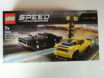 LEGO  SPEED Champions 75893 Dodge Challenger SRT Demon 2018 et Dodge Charger R/T - Photo 1/4