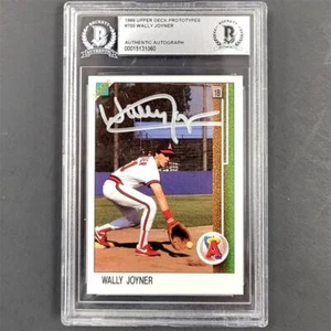 Wally Joyner autograph signed 1989 Upper Deck 1988 Promo #700 BAS BGS Beckett - Picture 1 of 2