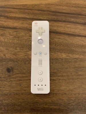 OEM Nintendo RVL-003 Wii Remote Control-White-Tested Working-With Battery Cover - Image 1 of 3
