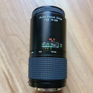 Rokinon Macro  75-200mm F4.5 AF Zoom Lens for Minolta/SONY A Mount, No Lens Cap