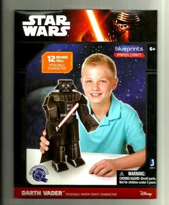 STAR WARS Darth Vader Paper Craft (2000s, Kit) BRAND NEW: 12" Poseable Figure - Picture 1 of 2