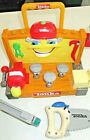 AS IS Vintage 2000 TONKA Talking Learning Sounds Tools Plastic WORKBENCH Toy