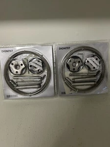 Ikea Dignitet Curtain Wire 600.752.95 20325 Stainless 5 Meter or 197" 2 Sets - Picture 1 of 3