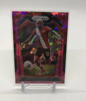 2020-21 Prizm Premier League Moussa Djenepo Pink Ice #87 - Image 1 of 2