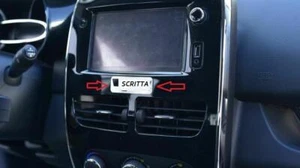 PLACCA PER RENAULT CLIO IV 4 DCI AUTHENTIQUE DYNAMIQUE ENERGY RS SPORT *702 - Foto 1 di 1