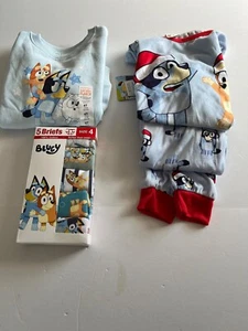 Bluey & Bingo set of 3 Toddler 4T outfits bundle - Picture 1 of 19