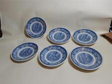 6 x Enoch Wedgwood saucers liberty blue Historic Colonial Scenes Betsy Ross