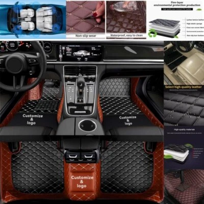 For Nissan Armada Car Floor Mats 2004-2025 Custom Anti-slip All Weather Car Rugs - Image 1 of 4