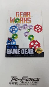 Gear Works Sega Game Gear Manual de instrucciones / Folleto SOLO, envío gratuito - Imagen 1 de 1