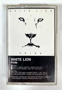 WHITE LION Pride Cassette Tape 1987 - Picture 1 of 4