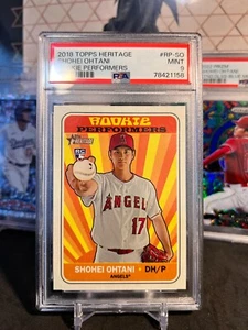 ⭐️ SHOHEI OHTANI 2018 TOPPS HERITAGE #RPSO PSA 9 MINT RC ROOKIE PERFORMER 🔥 - Bild 1 von 4