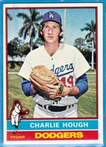 1976 Topps - Charlie Hough #174 - Los Angeles Dodgers - Bild 1 von 2