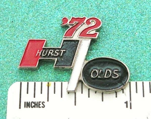 '72 1972 HURST OLDS - hat pin , tie tac , lapel pin , hatpin GIFT BOXED ga - Picture 1 of 5