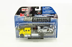 Maisto 1/64 All Stars Elite Transport International Durastar plataforma plana Audi R8 - Imagen 1 de 3