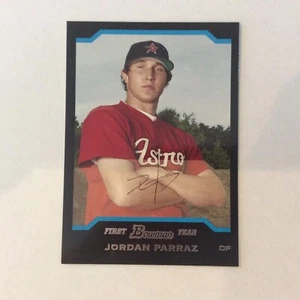 Bowman 2005 primer año BDP87 Jordan Parraz Houston Astros - Imagen 1 de 2