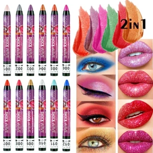 SALE Eyeshadow Makeup Pencil 36 Colors Stick Eyeliner Lipstick Waterproof Pen - Picture 1 of 60