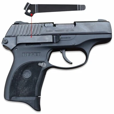 Clipdraw for Ruger LCP Custom Belt Clip Conceal Carry Black LCP-B Waistband - Image 1 of 4