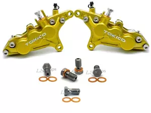 Honda CRF125 2020-2025 Stainless steel banjo bolts & copper washers brake line - Picture 1 of 24