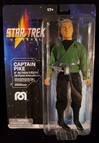 STAR TREK: STRANGE NEW WORLDS: CAPTAIN PIKE / 8" MEGO Action Figure Cover