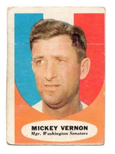 1961 Topps #134 Mickey Vernon MG - Picture 1 of 1