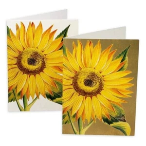 Caspari Boxed Note Cards, Sunflower - Box of 8 (79614.46) - Picture 1 of 3