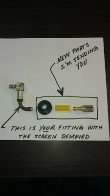 JOHN DEERE FUEL TANK REPAIR KIT FREE SHIPPING 316/318/420 4 - Image 1 of 4