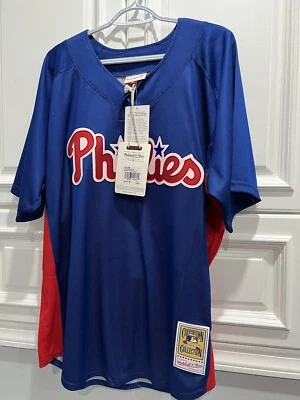 Mitchell & Ness Philadelphia Phillies Roy Halladay #34 Blue Jersey NWT. Size XL - Image 1 of 4