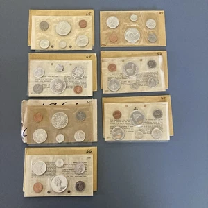 Huge Lot of 7 Canadian Proof Silver Sets . - Picture 1 of 8
