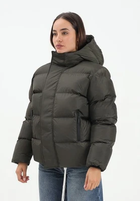 DSQUARED2 Chaquetas Mujer Verde Puffer Puffer Con Logo Otoño Invierno 2025/26 - Imagen 1 de 4