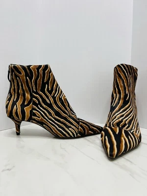 Mujer Alexandre Birman Botas Estampadas Pelo de Pony Marrón/Negro Talla 37 EE. UU. 6.5 Foto 1 de 4