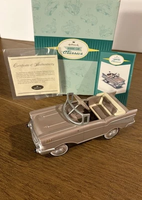 Coche Hallmark Kiddie 1957 personalizado Chevy Bel Air edición limitada coche a pedales envío rápido Foto 1 de 4