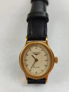LONGINES QUARTZ DAMEN UHR 18K GOLD 0.750 SWISS MADE - Bild 1 von 7