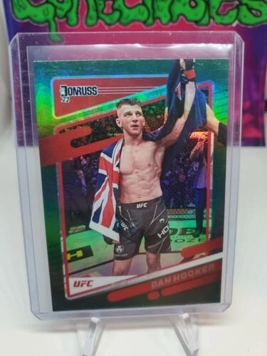 2022 Panini Donruss UFC Dan Hooker Green Flood Parallel Card #57 MMA - Image 1 of 4