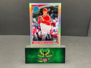 2018 Panini Donruss Optic Rated Rookie Shohei Ohtani #176 Prizm Variation - Picture 1 of 2