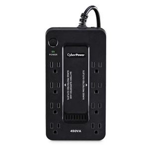 CyberPower SE450G1-R 450VA / 260W System UPS, 8 gniazd, czarny certyfikowany odnowiony - Zdjęcie 1 z 10