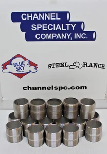 1 1/4" x 1 5/8" Standard Wall 304 Stainless Steel Threaded Nipple: Lot of 20! - Picture 1 of 3
