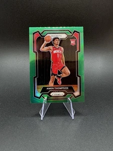 2023-24 Panini Prizm - Amen Thompson #150 Green Prizm (RC) - Bild 1 von 5