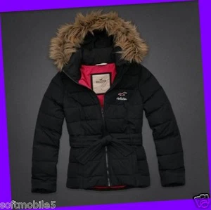 Abercrombie & Fitch Hollister Calif. Damen-Hoodie marineblau XTRA SMALL XS Reißverschluss - Bild 1 von 2
