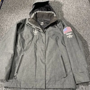 (Company logo) North Face Womens HyVent Shell (NO LINER) Jacket Coat L - Picture 1 of 15