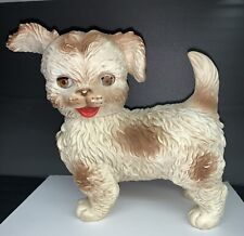 Vintage Edward Mobley Rubber Puppy Dog Sleepy Eyes 9" Squeaky Toy PLEASE READ