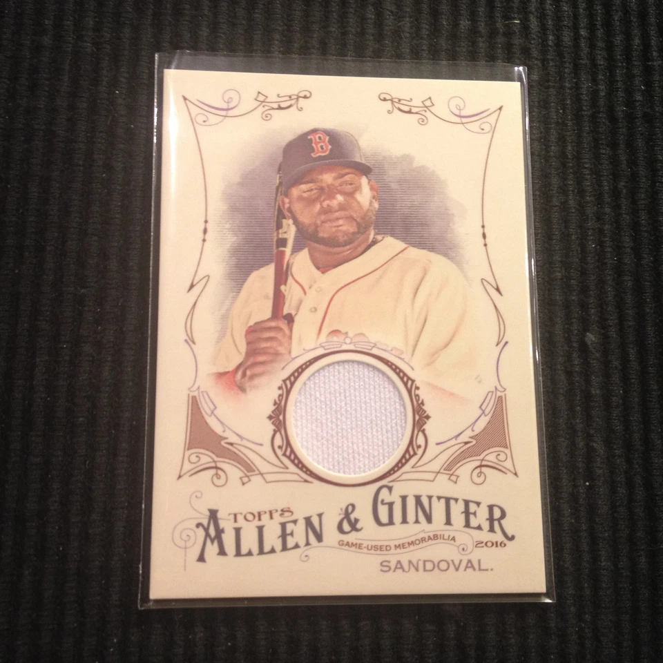 2016 TOPPS ALLEN GINTER PABLO SANDOVAL *GAME USED JERSEY RELIC B* BOSTON RED SOX - Image 1 of 1