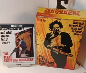 The Texas Chain Saw Massacre 4K Steelbook + NECA Action Figure-NEW-Box Shipping - Picture 1 of 5