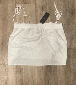 Levi’s White Tank Top Spaghetti Strap XL New - Picture 1 of 7