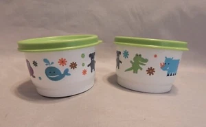 2 contenedores pequeños Tupperware Animal Prints - Imagen 1 de 4