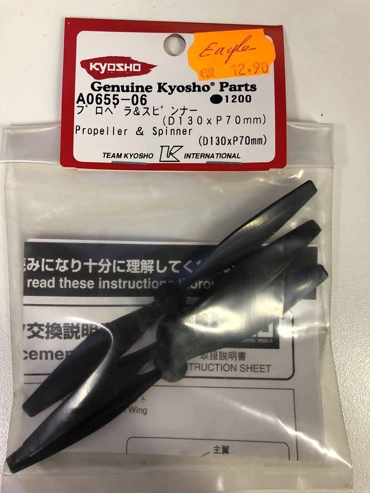 Kyosho A0655-06 Propeller & Spinner (D130 x P70mm) - Bild 1 von 1