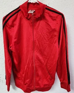 Athletic Works Boy's Full Zip Mock Neck Patch Pocket Jacket,Red/Black, XL(14/16) - Picture 1 of 5